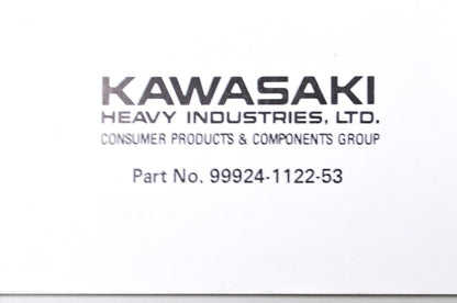 OEM Kawasaki 99924-1122-53 Service Manual Supplement JF650B NOS