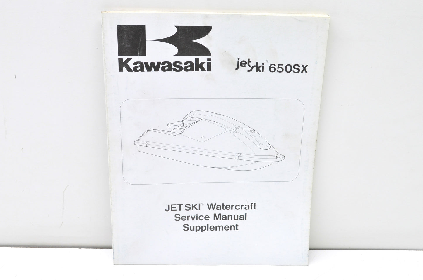 OEM Kawasaki 99924-1087-53 Service Manual Supplement JS650A NOS