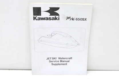 OEM Kawasaki 99924-1087-53 Service Manual Supplement JS650A NOS