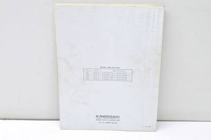 OEM Kawasaki 99924-1087-53 Service Manual Supplement JS650A NOS
