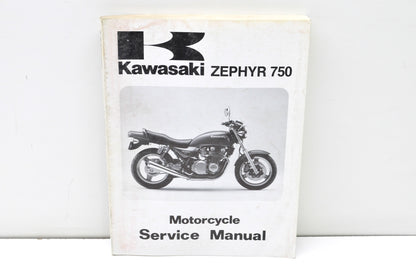 OEM Kawasaki 99924-1138-01 Service Manual ZR750 NOS