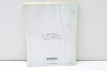 OEM Kawasaki 99924-1138-01 Service Manual ZR750 NOS