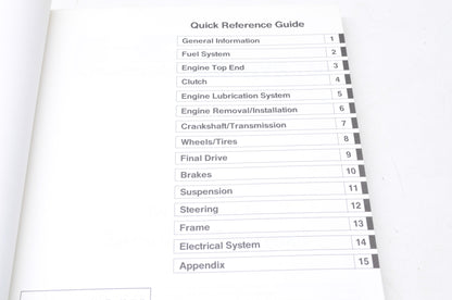 OEM Kawasaki 99924-1138-01 Service Manual ZR750 NOS