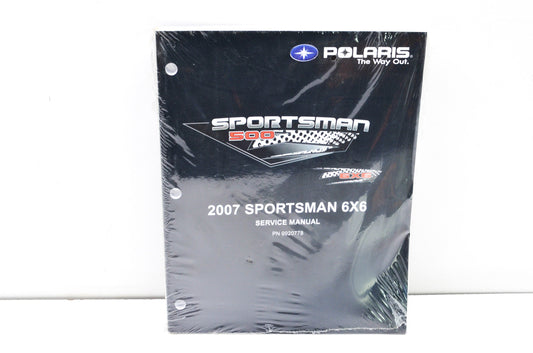 OEM Polaris 9920778 Service Manual 07 Sportsman 6X6 NOS