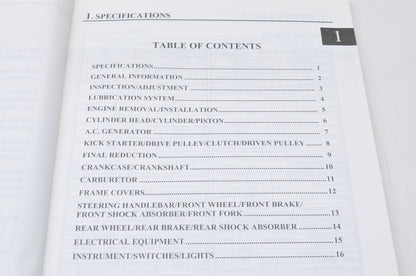 KYMCO Top Boy 50/100 Service Manual