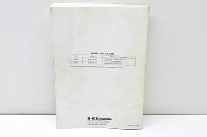 OEM Kawasaki 2005 Brute Force 750 4x4i, KVF 750 4x4 Service Manual