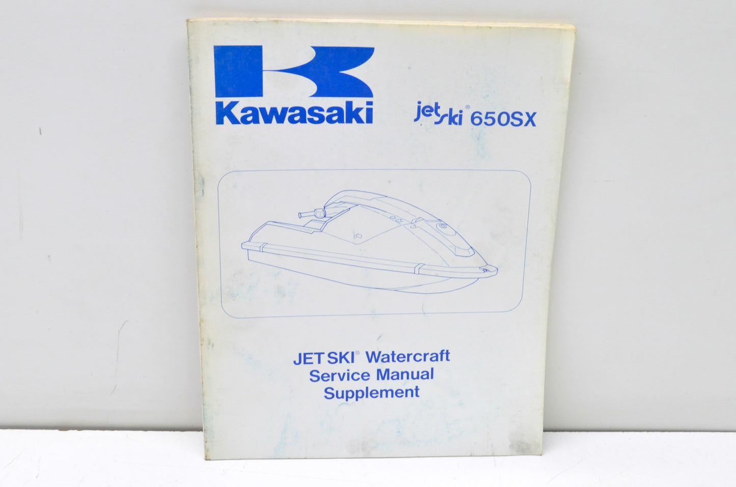 OEM Kawasaki 99924-1087-51 Service Manual Supplement JS650A
