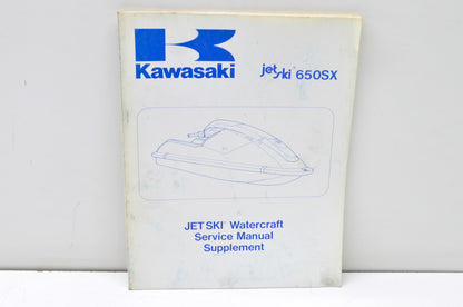 OEM Kawasaki 99924-1087-51 Service Manual Supplement JS650A