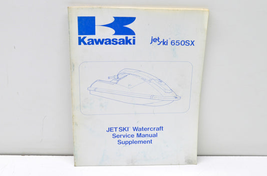 OEM Kawasaki 99924-1087-51 Service Manual Supplement JS650A