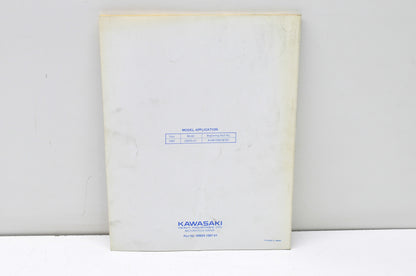 OEM Kawasaki 99924-1087-51 Service Manual Supplement JS650A