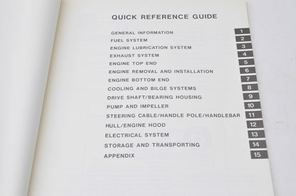OEM Kawasaki 99924-1087-51 Service Manual Supplement JS650A