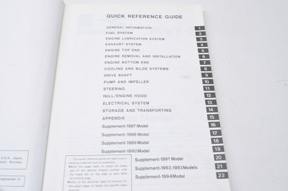 OEM Kawasaki 99924-1069-09 Service Manual JF650A
