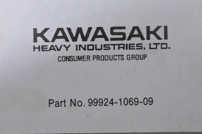 OEM Kawasaki 99924-1069-09 Service Manual JF650A