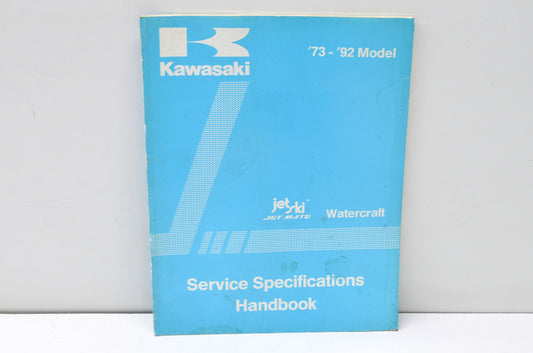 OEM Kawasaki 99926-1021-01 Service Hand Book 73-92 J/S