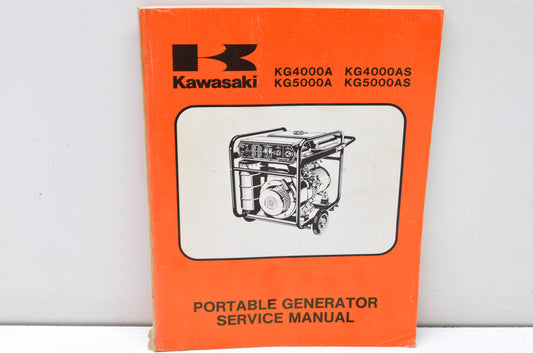 OEM Kawasaki 99963-0052-01 Service Manual KG4000/5000