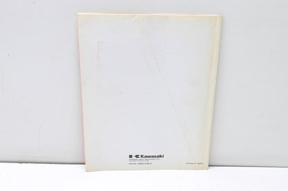OEM Kawasaki 99920-2109-01 Owner's Manual GEF00A NOS