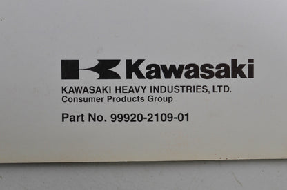 OEM Kawasaki 99920-2109-01 Owner's Manual GEF00A NOS