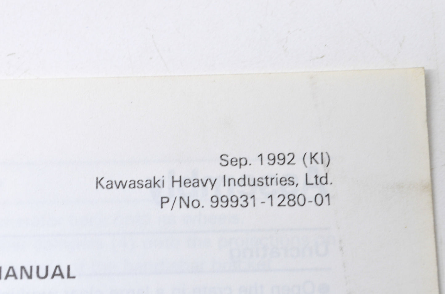 OEM Kawasaki GE4300 & GE5000 Portable Generator Assembly & Preparation Manual