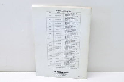 OEM Kawasaki 99924-1065-14 Service Manual ZG1000A