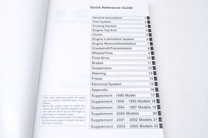 OEM Kawasaki 99924-1065-14 Service Manual ZG1000A
