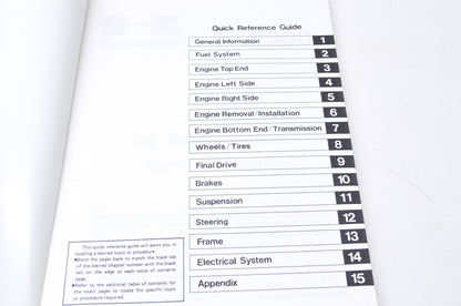 OEM Kawasaki 99924-1057-02 Service Manual KLF300 NOS