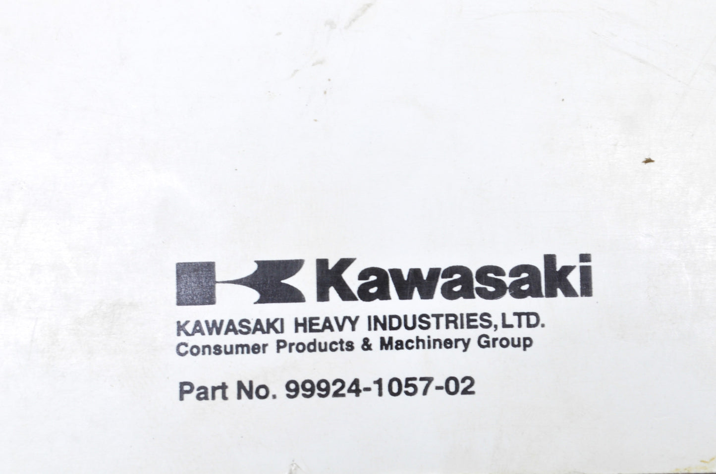 OEM Kawasaki 99924-1057-02 Service Manual KLF300 NOS