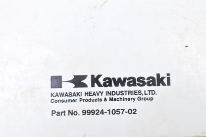 OEM Kawasaki 99924-1057-02 Service Manual KLF300 NOS