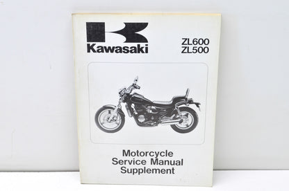 OEM Kawasaki 99924-1073-51 Service Manual Supplement ZL600A NOS