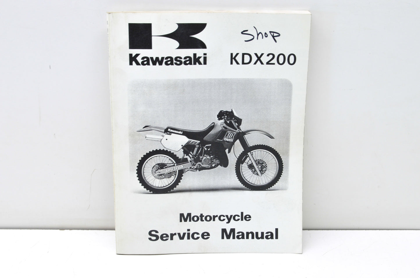 OEM Kawasaki 99924-1114-02 Service Manual KDX200E