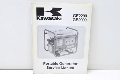 OEM Kawasaki 99924-2039-01 Service Manual GE2200/2900 NOS