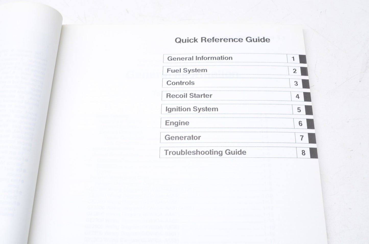 OEM Kawasaki 99924-2039-01 Service Manual GE2200/2900 NOS