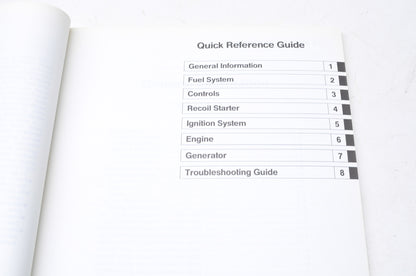 OEM Kawasaki 99924-2039-01 Service Manual GE2200/2900 NOS