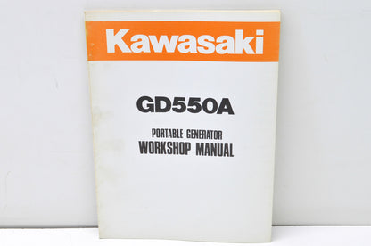 OEM Kawasaki 99924-2013 Service Manual GD550A NOS