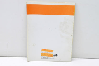 OEM Kawasaki 99924-2013 Service Manual GD550A NOS