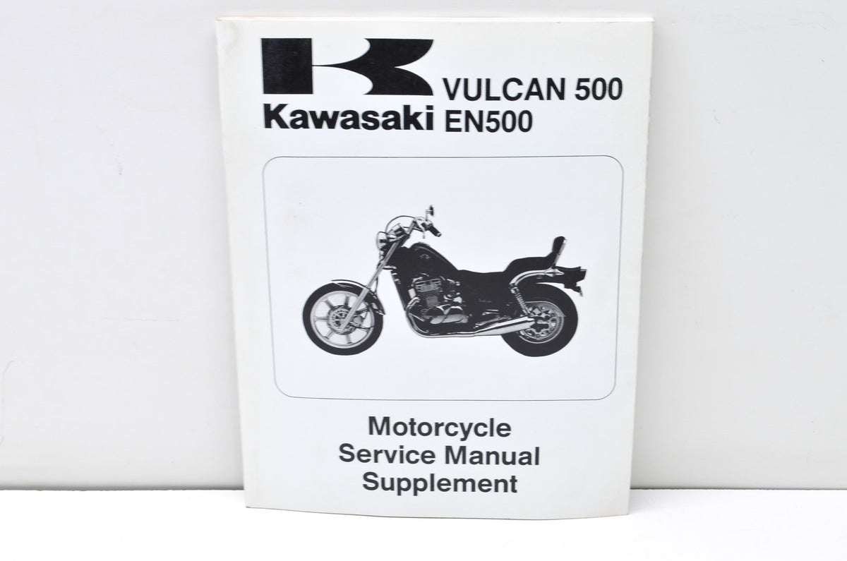 OEM Kawasaki 99924-1125-53 Service Manual Supplement EN500A NOS