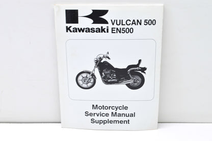 OEM Kawasaki 99924-1125-53 Service Manual Supplement EN500A NOS