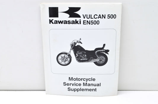 OEM Kawasaki 99924-1125-53 Service Manual Supplement EN500A NOS