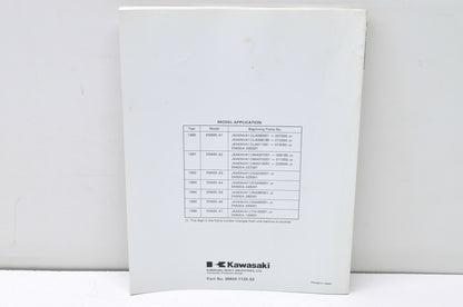 OEM Kawasaki 99924-1125-53 Service Manual Supplement EN500A NOS