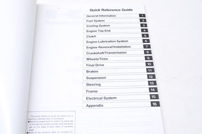 OEM Kawasaki 99924-1125-53 Service Manual Supplement EN500A NOS