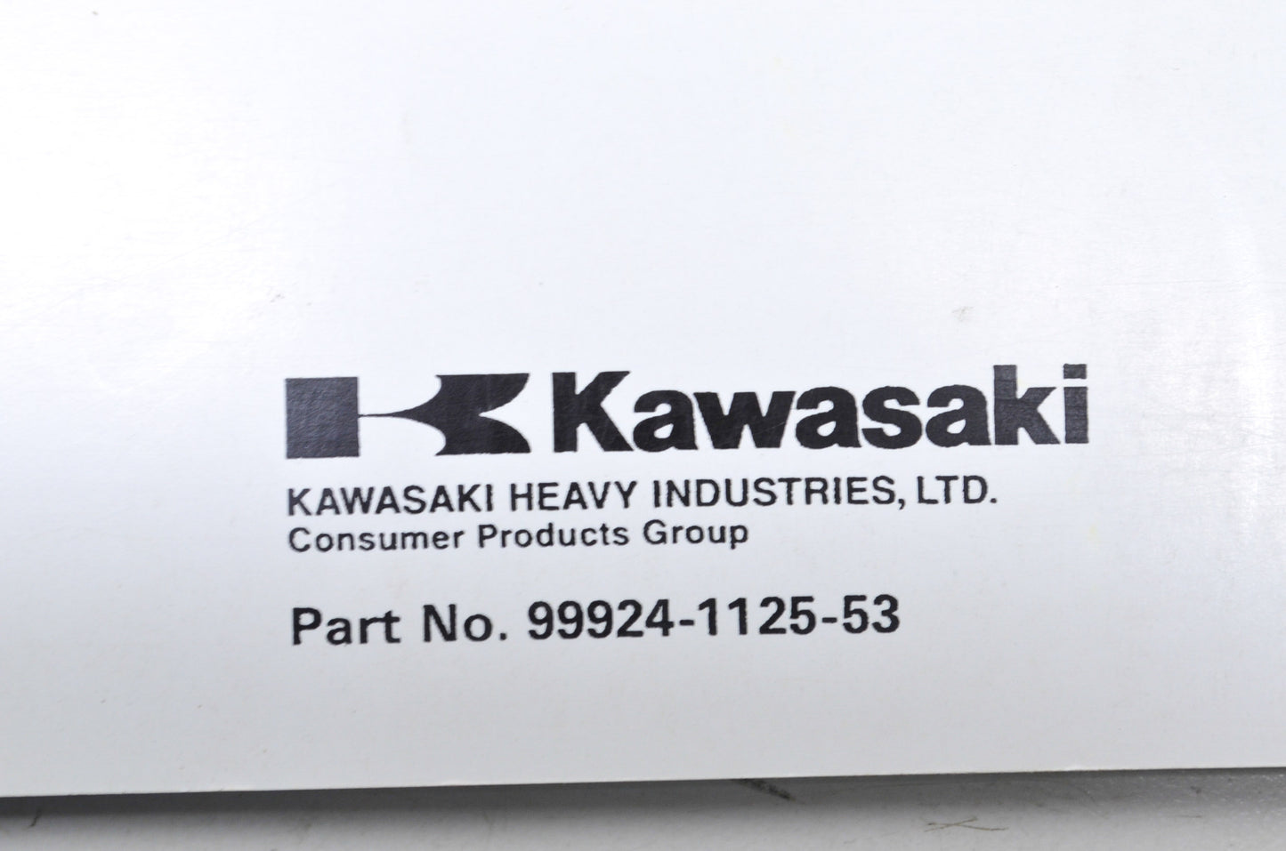 OEM Kawasaki 99924-1125-53 Service Manual Supplement EN500A NOS
