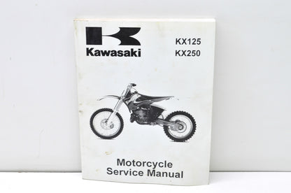 OEM Kawasaki 99924-1244-04 Service Manual KX125/250L