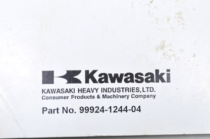 OEM Kawasaki 99924-1244-04 Service Manual KX125/250L