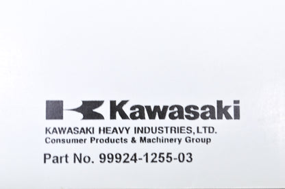 OEM Kawasaki 99924-1255-03 Service Manual ZX900E NOS