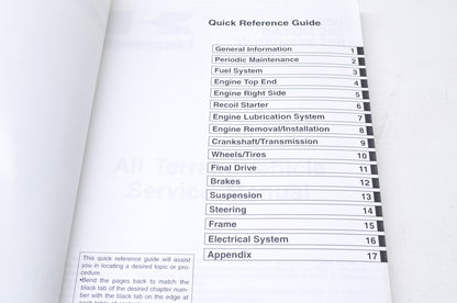 OEM Kawasaki 2003-2005 KLF 250, BAYOU 250, Workhorse 250 Service Manual