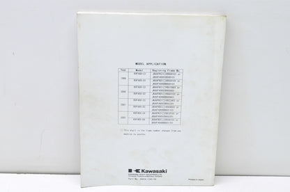 OEM Kawasaki 99924-1243-54 Service Manual Supplement KVF400