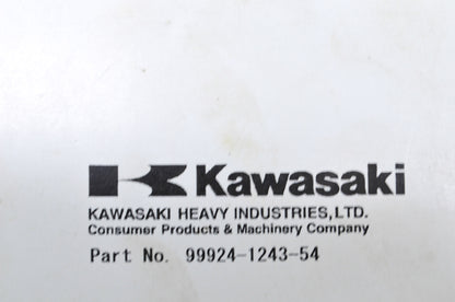 OEM Kawasaki 99924-1243-54 Service Manual Supplement KVF400