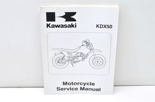 OEM Kawasaki 99924-1305-01 Service Manual KDX50A NOS