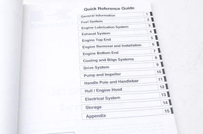 OEM Kawasaki 99924-1156-04 Service Manual 750SX