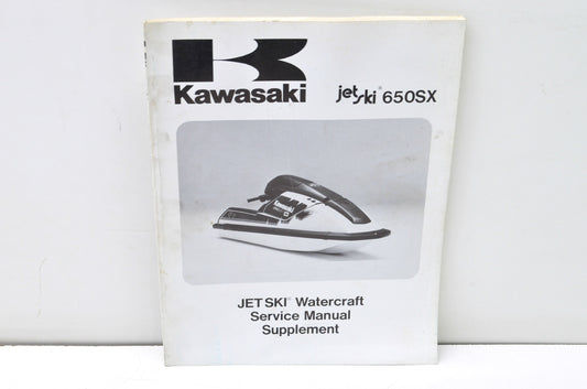 OEM Kawasaki 99924-1147-51 Service Manual Supplement 650SX