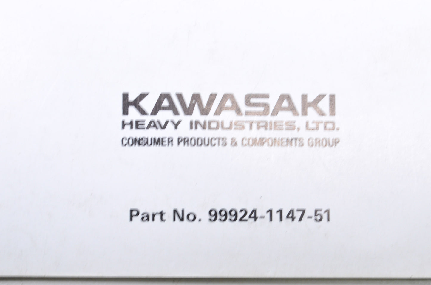 OEM Kawasaki 99924-1147-51 Service Manual Supplement 650SX